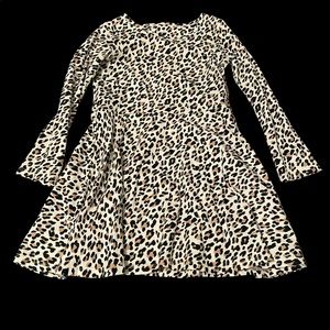 Leopard Dress w/ heart back cutout